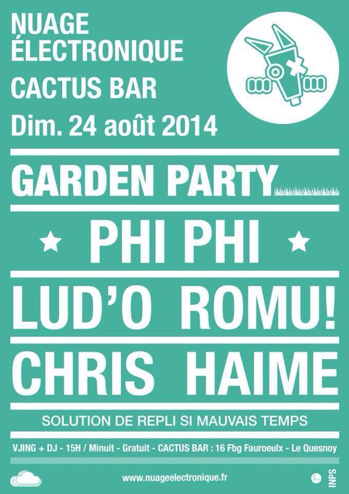 dj phi phi @ garden party @ cactus 24 08 2014