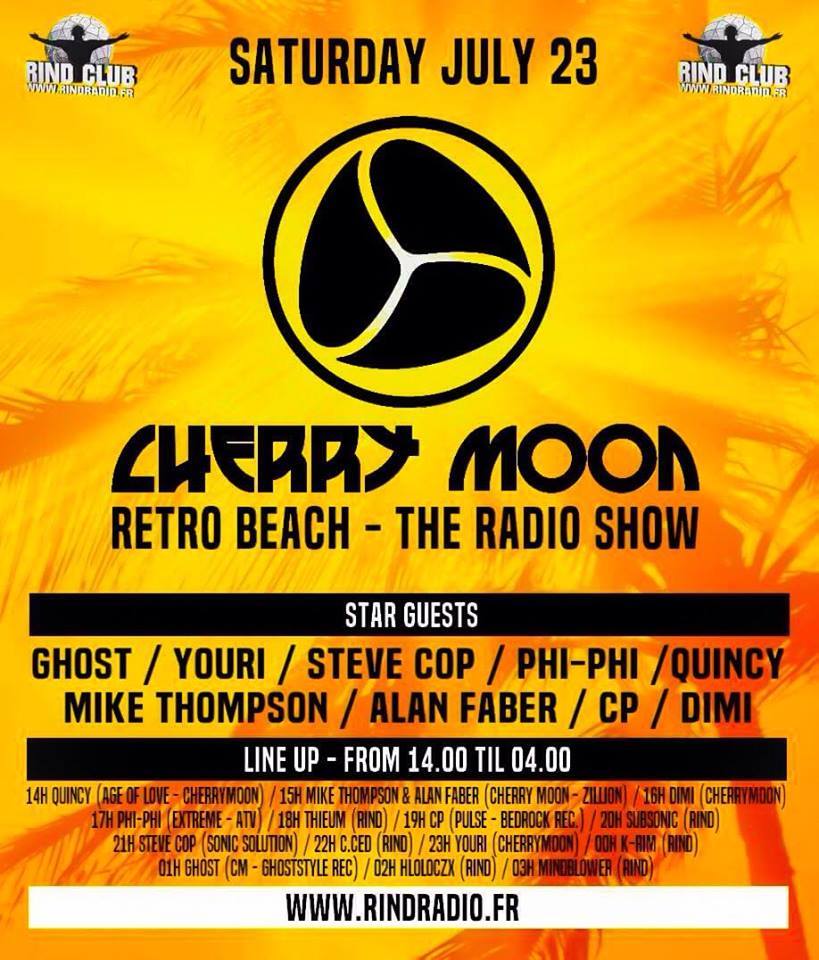 cherry moon retro beach, the radio show_n