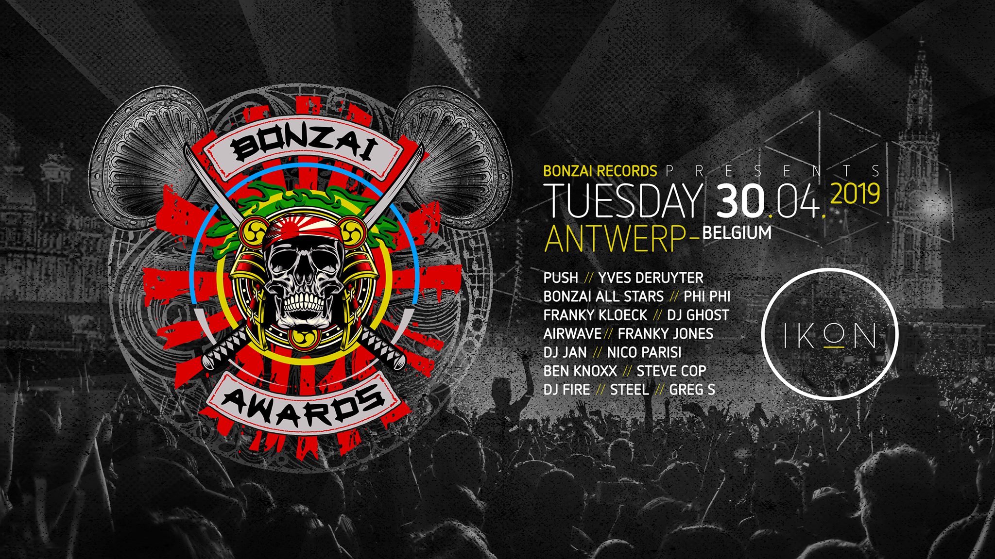 Bonzai Awards Party @ Ikon 30 Avril 2019