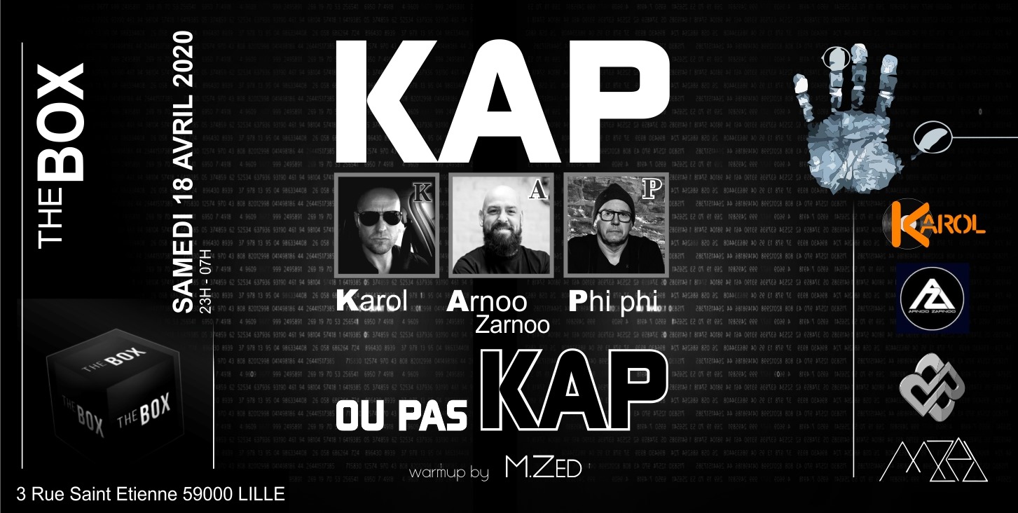 Soirée Kap ou pas Kap @ The Box 18/04/2020